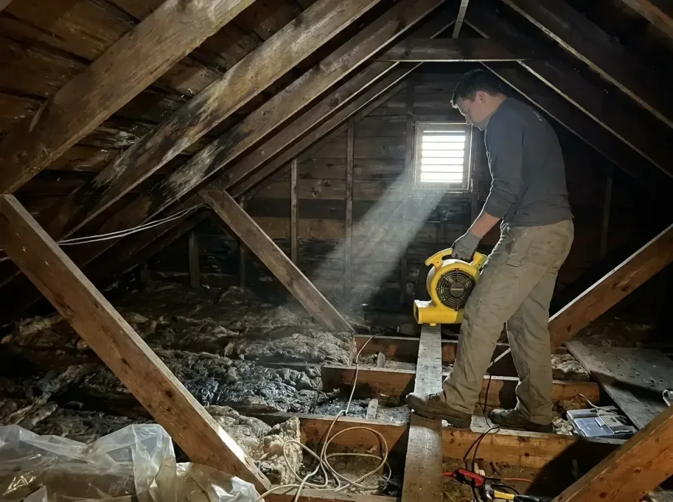 attic-water-damage-drying-proc-007 — frequently asked questions, Emergency Water Extraction & 24/7 Flood Response in Bettend…